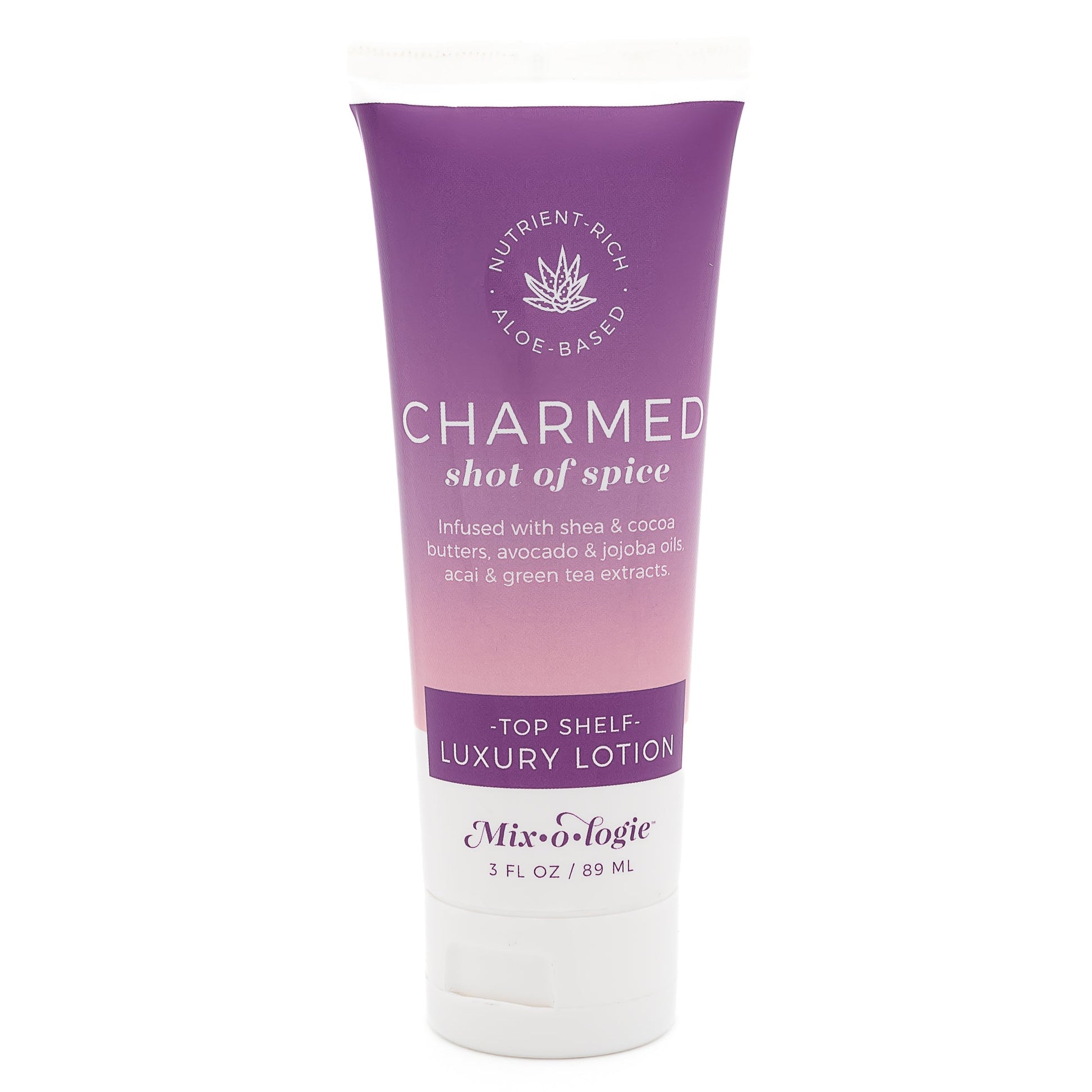 Charmed (shot of spice) | Top Shelf Luxury Lotion (3 Fl. Oz) Women's Lotion MIXOLOGIE