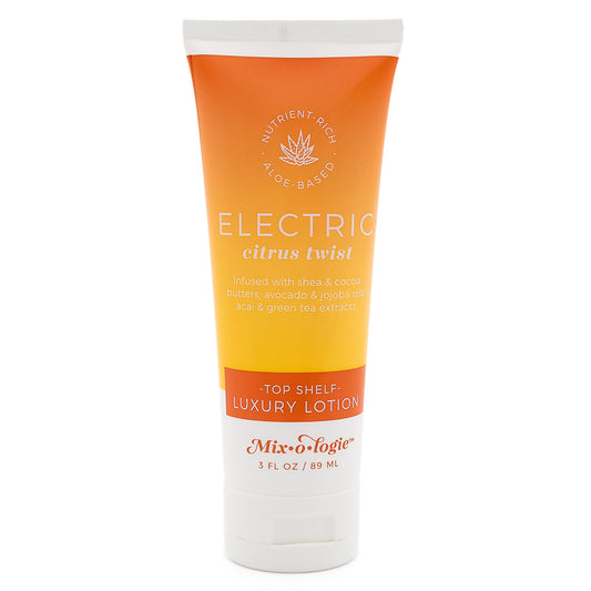 Electric (Citrus Twist) | Top Shelf Lotion (3 Fl. Oz) Women's Lotion MIXOLOGIE