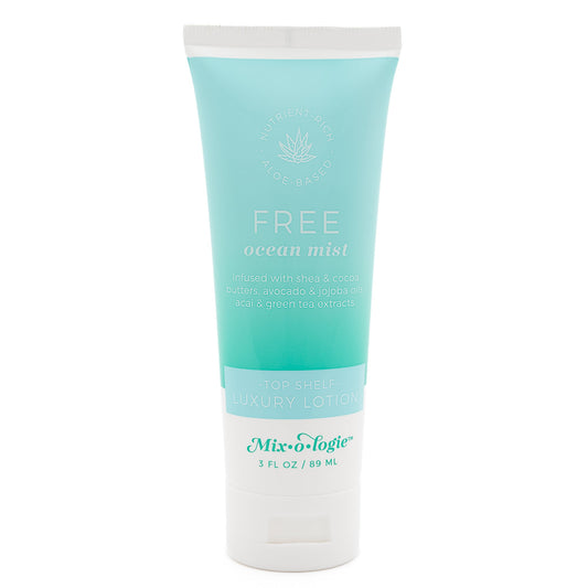 Free (Ocean Mist) | Top Shelf Lotion (3 Fl. Oz) Women's Lotion MIXOLOGIE