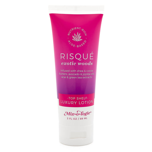Risqué (exotic woods) | Top Shelf Luxury Lotion (3 Fl. Oz) Women's Lotion MIXOLOGIE