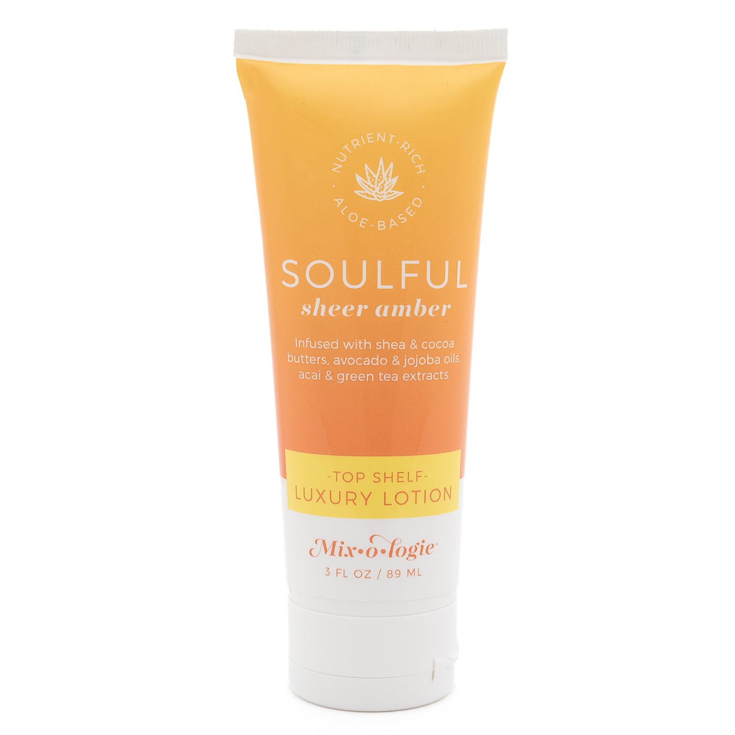 Soulful (sheer amber) | Top Shelf Lotion (3 Fl. Oz) Women's Lotion MIXOLOGIE