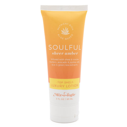 Soulful (sheer amber) | Top Shelf Lotion (3 Fl. Oz) Women's Lotion MIXOLOGIE