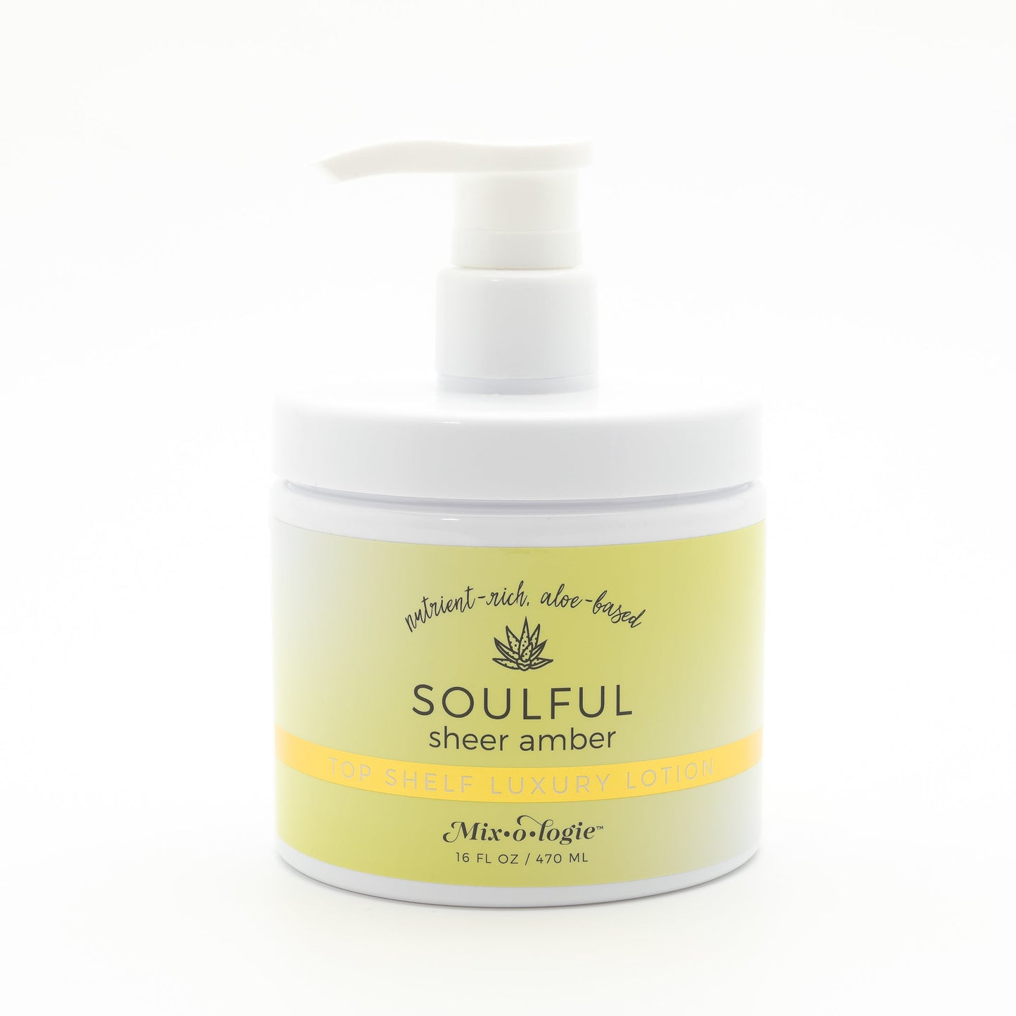 Soulful (sheer amber) Top Shelf Luxury Lotion (16 Fl. Oz. Tub) Women's Lotion MIXOLOGIE