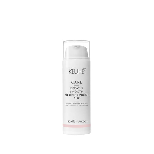 Crème capillaire lissante à la kératine Keune - 50 ml, soin nourrissant et sublimateur de brillance pour des cheveux lisses et soyeux