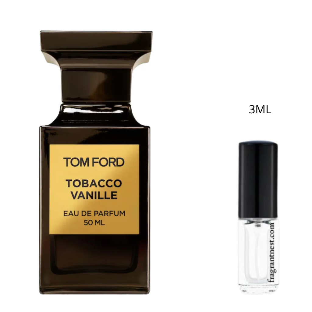 Tom Ford Tobacco Vanille Eau De Parfum Travel Spray | Sample Fragrant Nest 3mL Glass Spray (45 Sprays)