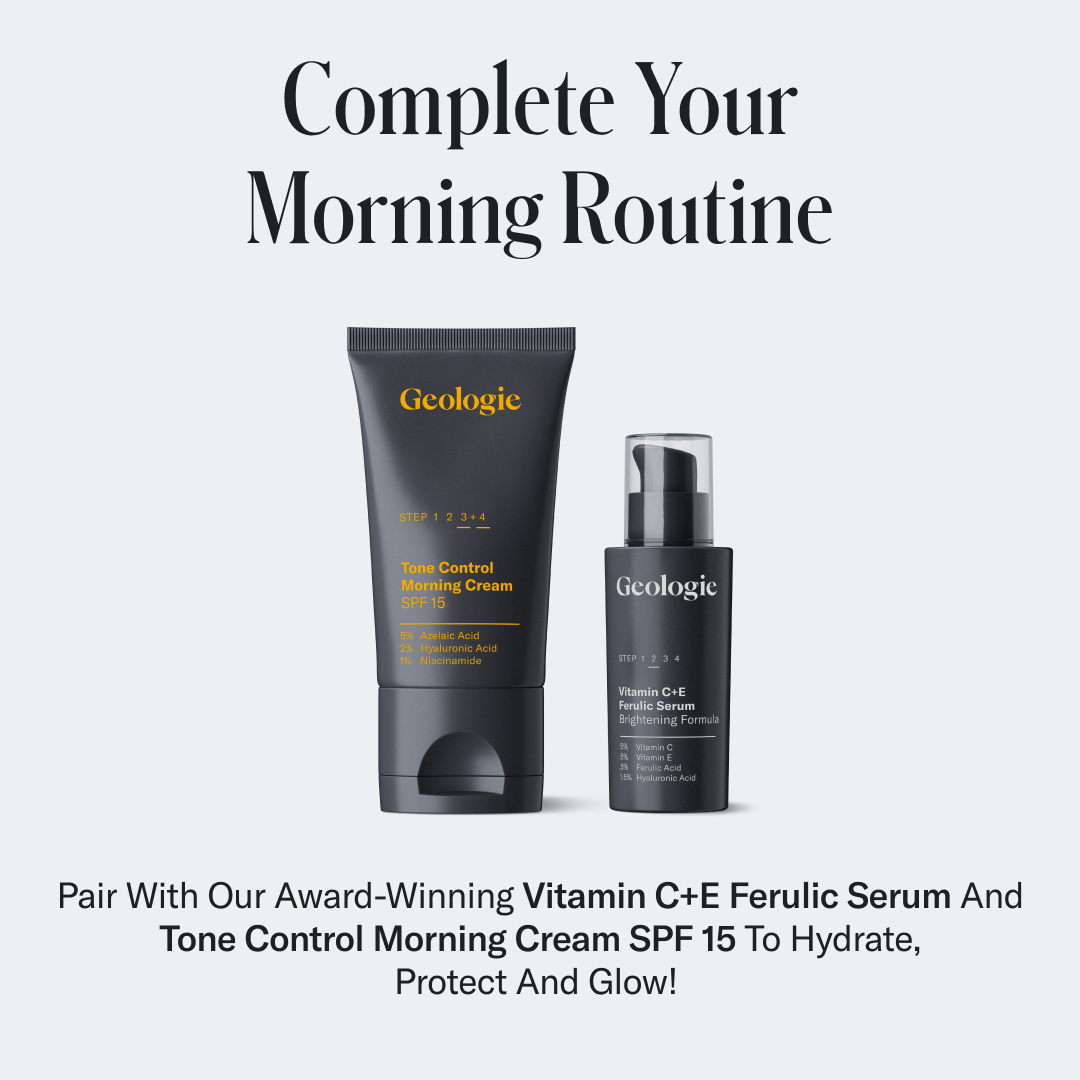 Geologie Tone Control Face Cream with SPF15 Full Size Bottle Geologie