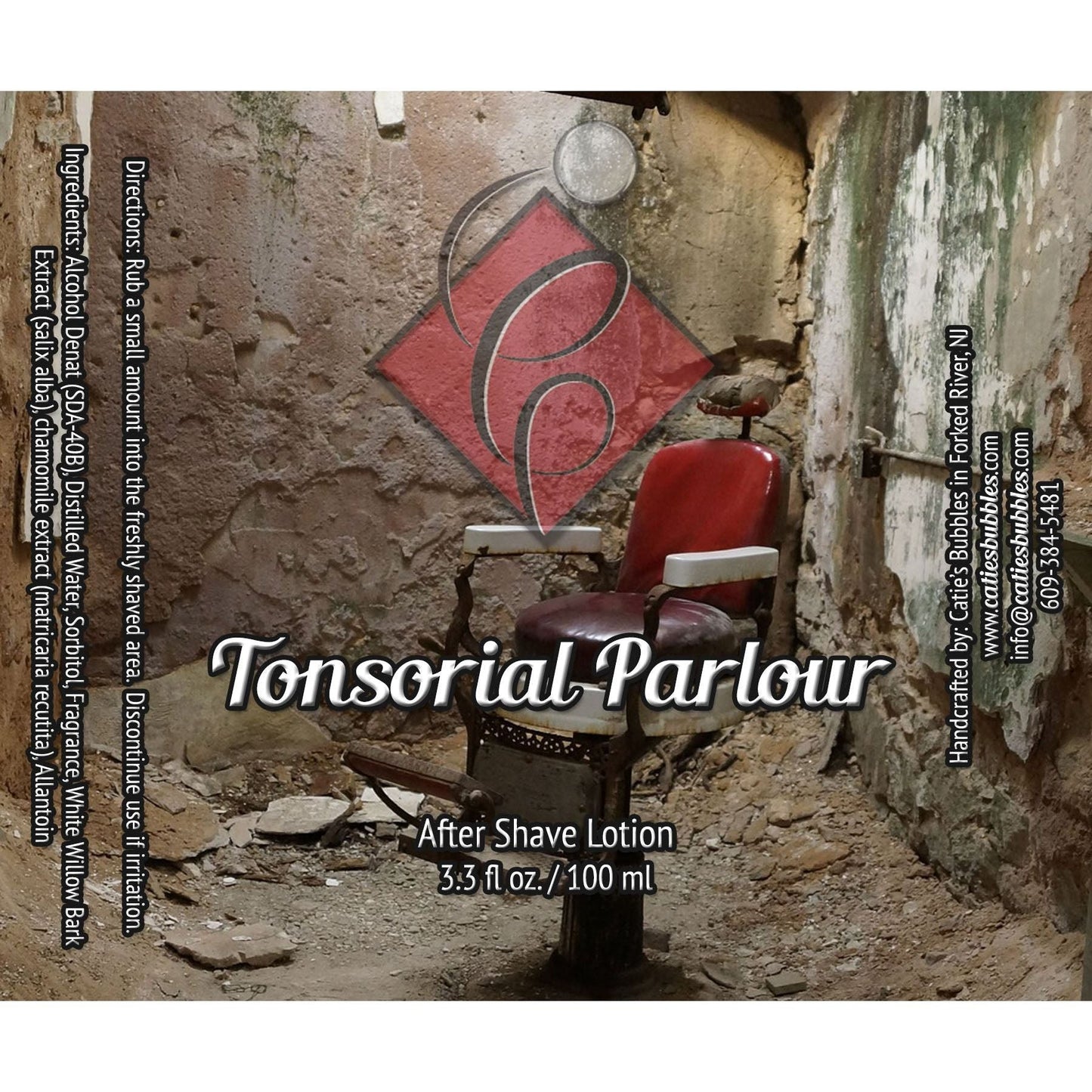 Catie's Bubbles Tonsorial Parlour Shaving Collection Shaving Set Pasteur Pharmacy Aftershave 3.3oz