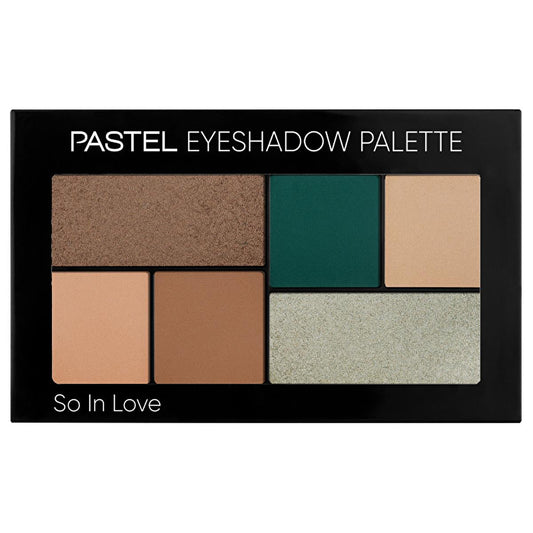 Paleta de sombras de ojos Pastel Profashion So In Love: paleta de maquillaje moderna, vegana y libre de crueldad animal con colores brillantes y mate para looks de día y de noche