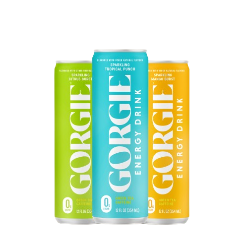 GORGIE Tropical Variety Pack - 12 Cans Pack Energy Drink GORGIE