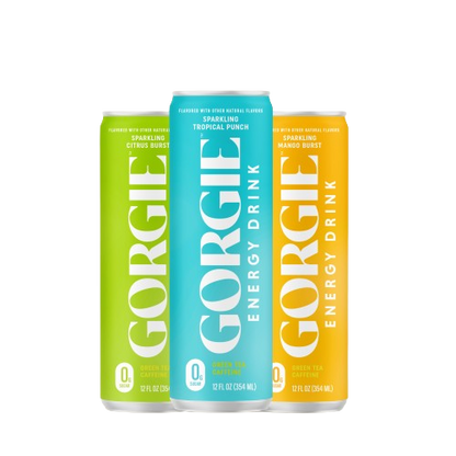 GORGIE Tropical Variety Pack - 12 Cans Pack Energy Drink GORGIE