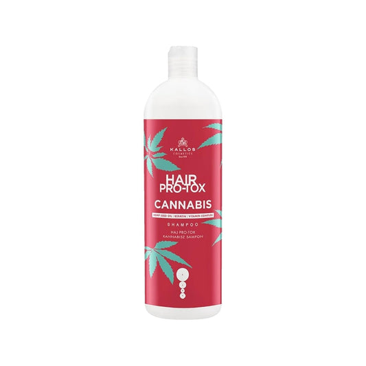 Champú Kallos Cosmetics Hair Pro-Tox Cannabis 1000ml - Cuidado capilar nutritivo y natural para un cabello sano