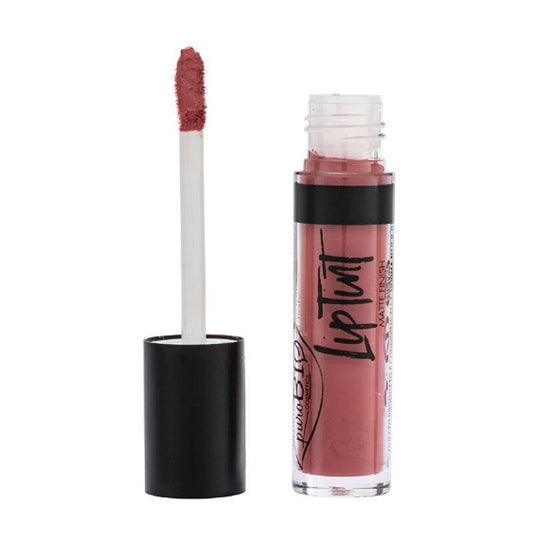 Rouge à lèvres liquide fini mat PuroBio - Couleur crémeuse vibrante longue tenue pour celles et ceux en quête de confort