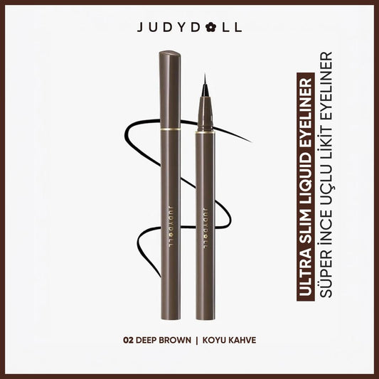 Judydoll Slim Liquid Eyeliner Precise Definition 02 Deep Brown