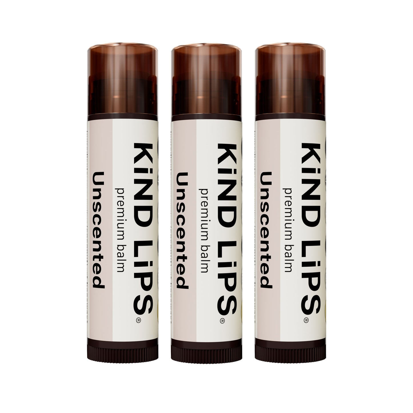 Kind Lips Unscented Organic Lip Balm Lip Balm Kind Lips 3 Pack