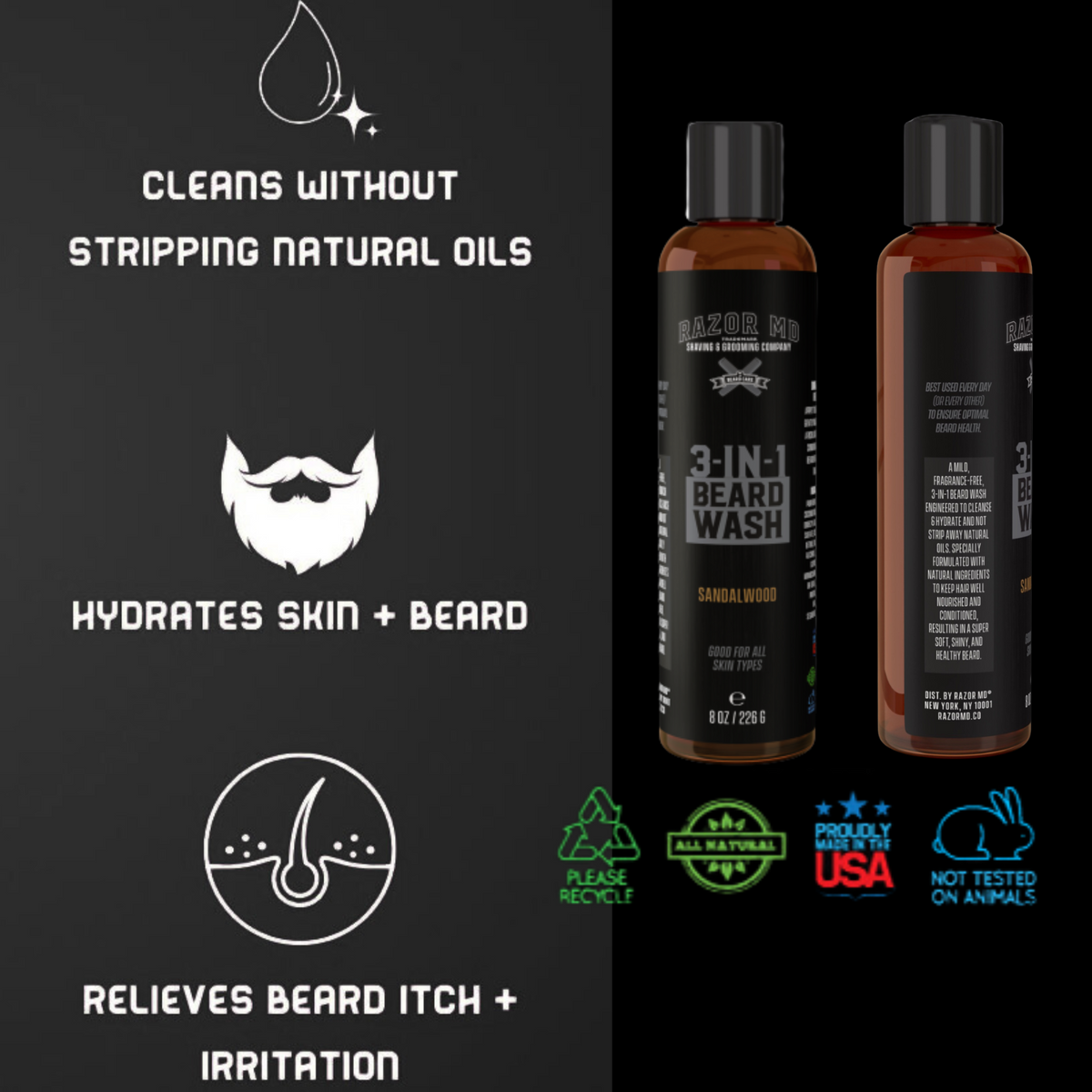 NETTOYANT BARBE 3 EN 1
