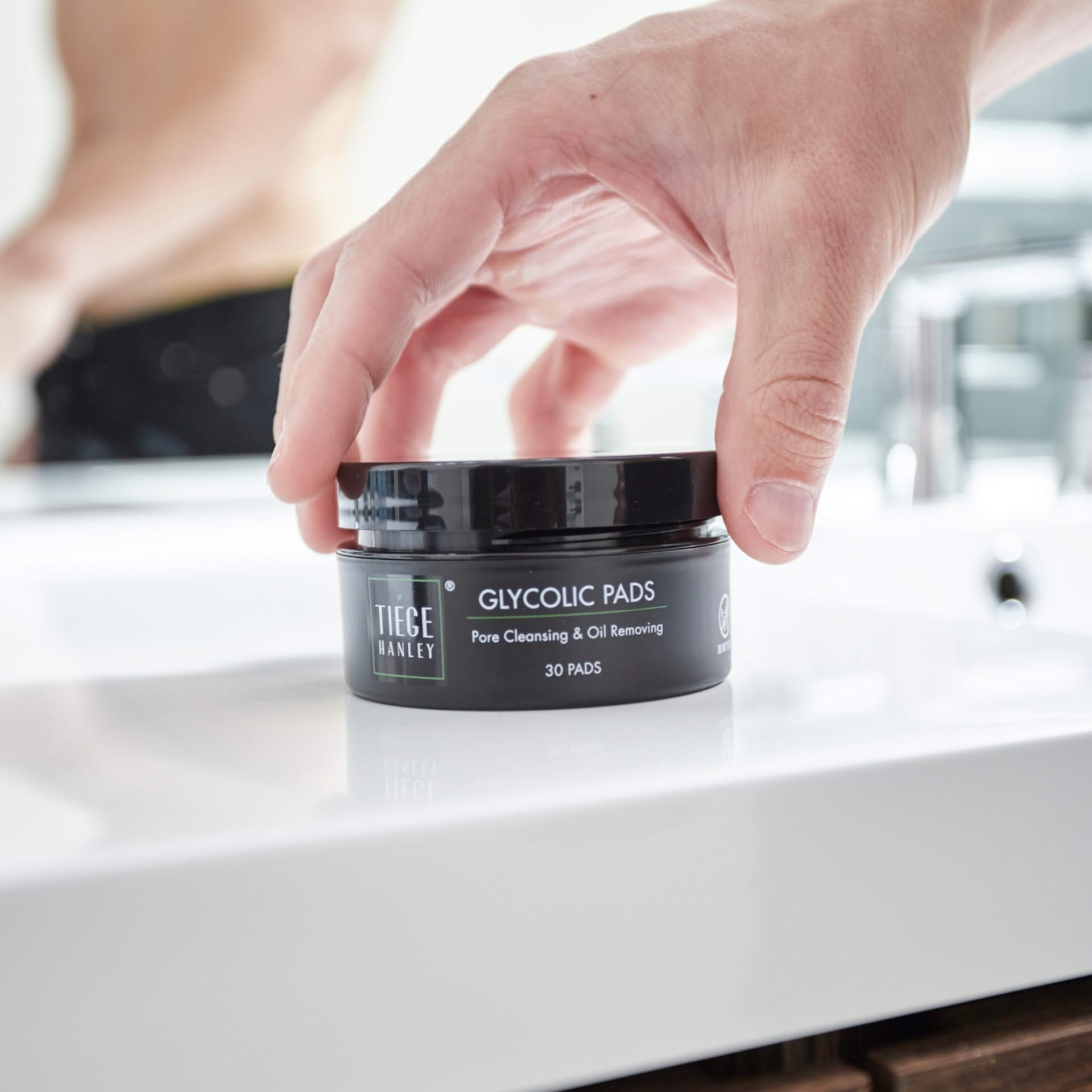Glycolic Pads for Men Addon - Builder Tiege Hanley
