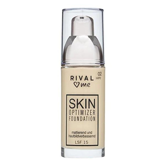 Rival Loves Me Skin Optimizer No:02 Ivory - Anti-Aging Skincare with UV Protection, Dermatologically Tested, 30 ml