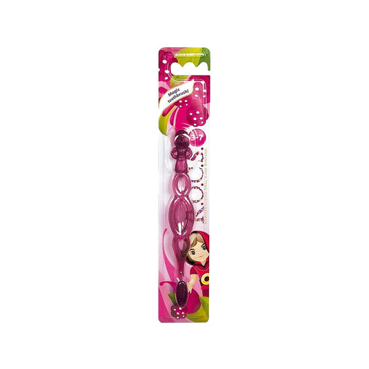 Brosse à dents manuelle pour enfants R.O.C.S. 3-7 ans – Soins bucco-dentaires doux, efficaces et ludiques