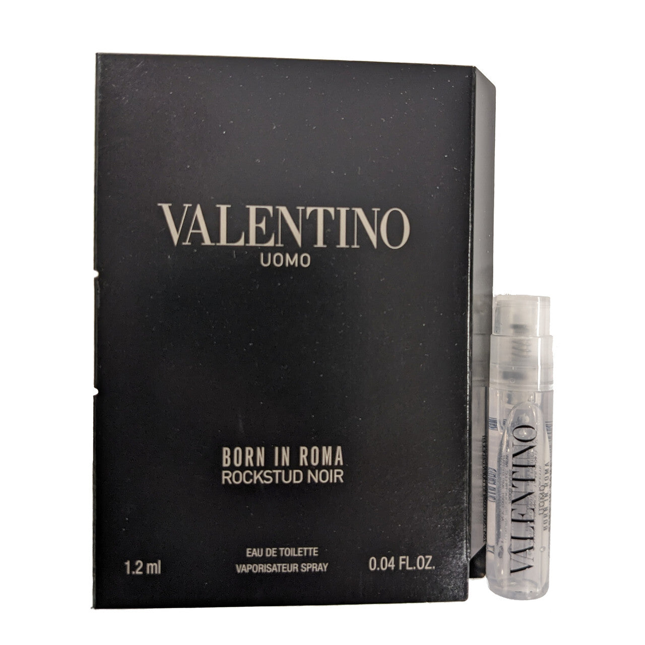 VALENTINO UOMO BORN IN ROMA ROCKSTUD NOIR 0.04 EAU DE TOILETTE VIAL SPRAY FOR MEN MEN Fragrant Nest