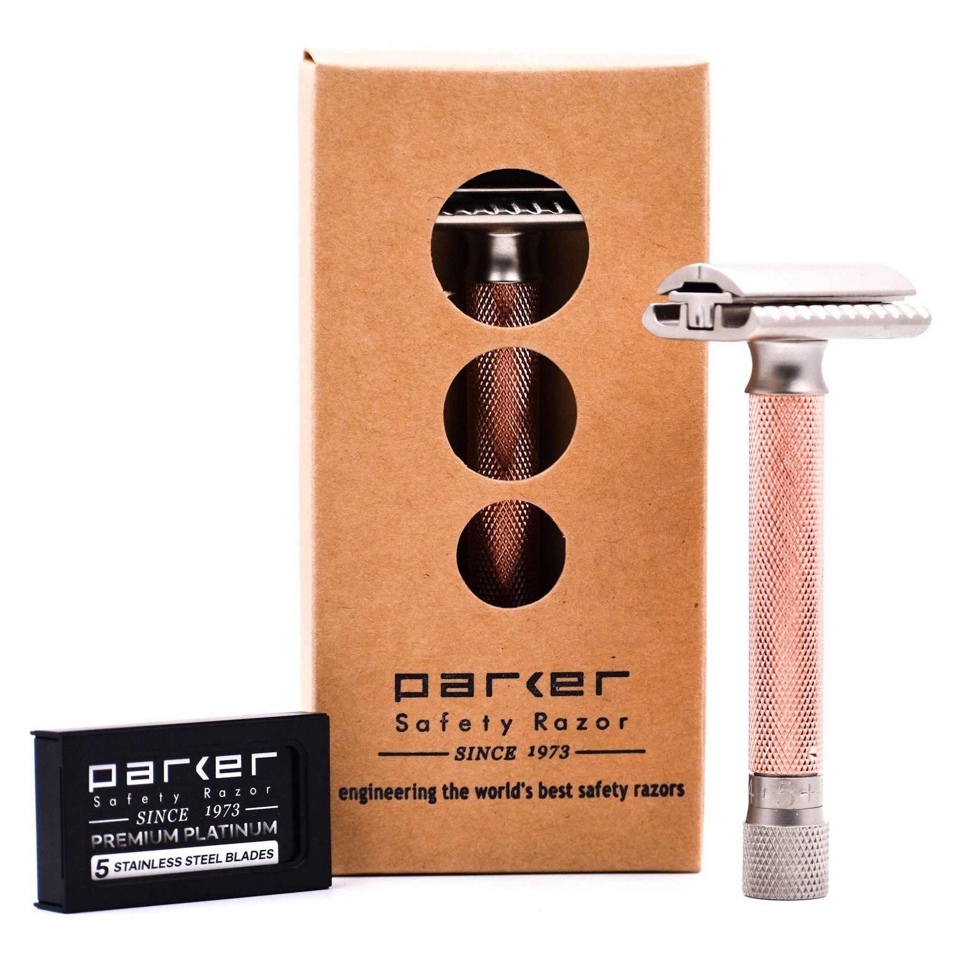 Parker Variant Adjustable Safety Razor - Rose Gold [VAR RG] Safety Razor Pasteur Pharmacy