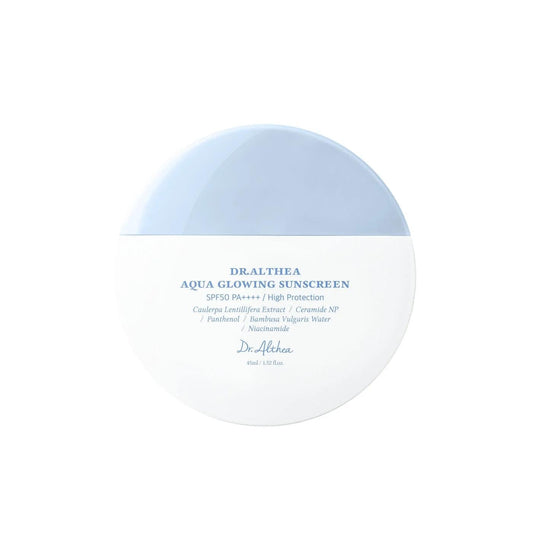 Protector solar hidratante Dr. Althea Aqua Glowing SPF 50+ 45 ml