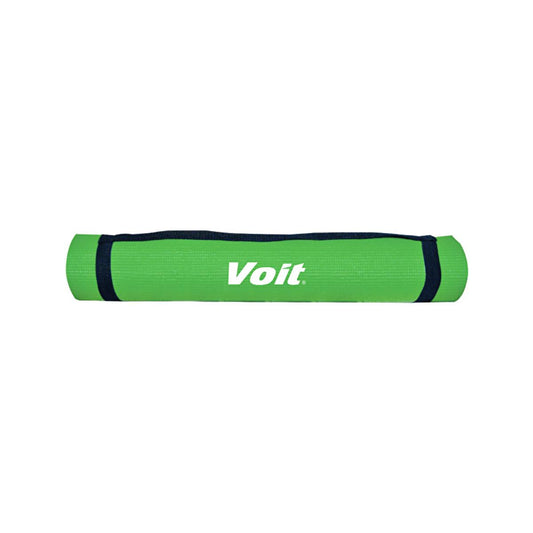 Tapis de yoga vert Voit - Antidérapant, 173 x 61 cm, 4 mm d'épaisseur - Surface confortable pour la pratique du yoga