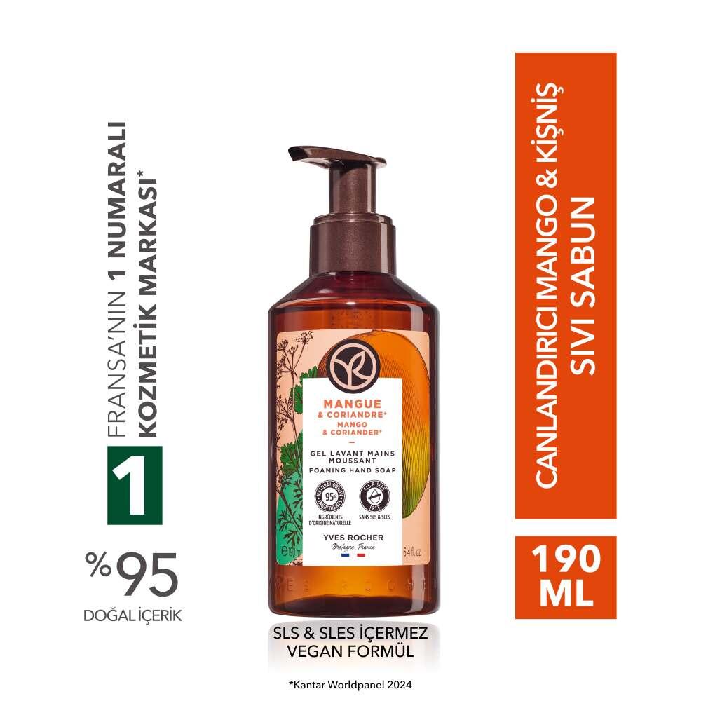 Mango & Coriander Energizing Liquid Hand Soap - 190ml
