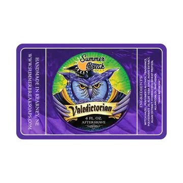 Summer Break Soaps Valedictorian Aftershave 4oz Aftershave Pasteur Pharmacy