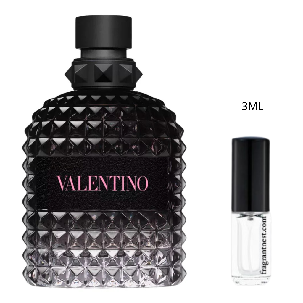 Valentino Uomo Born In Roma Eau De Toilette Travel Spray | Sample Fragrant Nest 3mL Glass Spray (45 Sprays)