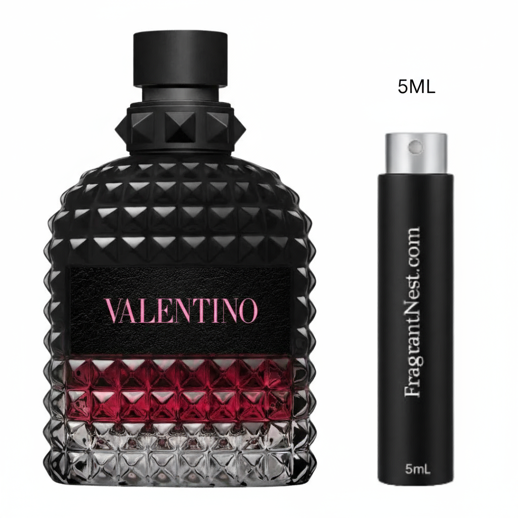 Valentino Uomo Born In Roma Intense Eau De Parfum Travel Spray | Sample Fragrant Nest 5mL Travel Size (75 Sprays)