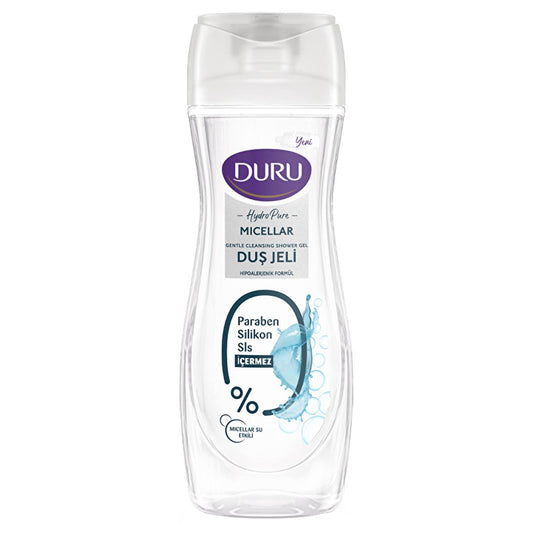 Gel Douche Micellaire Duru Hydro Pure - Nettoyage doux, non desséchant pour peaux sensibles, 450 ml