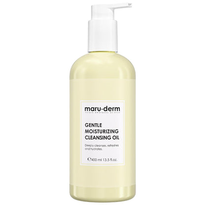 Aceite limpiador Maruderm - Desmaquillante suave y cuidado de la piel para todo tipo de cutis, libre de SLS y SLES, 13.53 fl oz