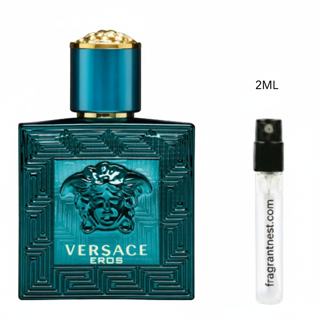 Versace Eros Eau De Toilette Travel Spray | Sample Fragrant Nest 2mL Sample (30 Sprays)