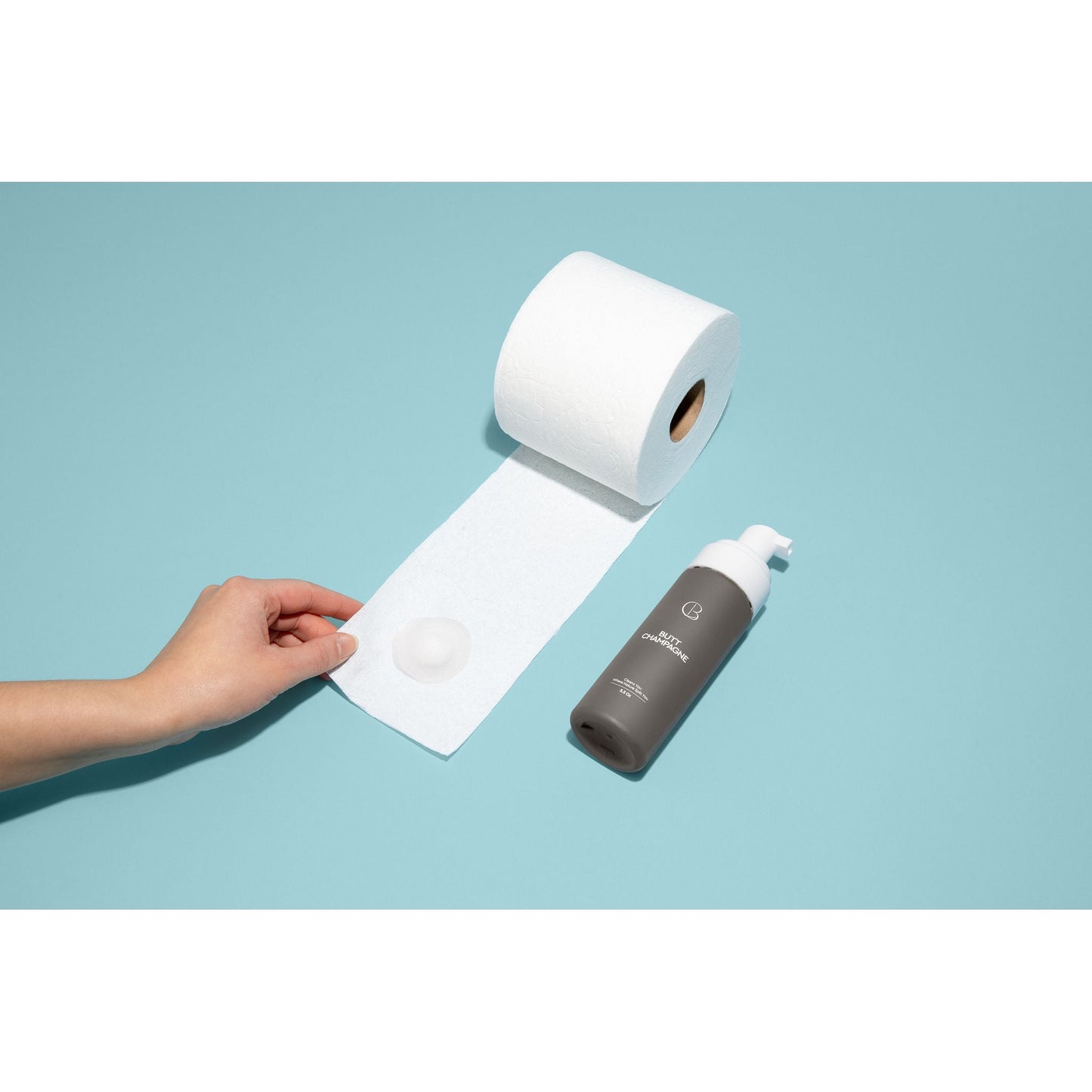 Butt Champagne Toilet Paper Foam 5.5oz Toilet Paper Pasteur Pharmacy