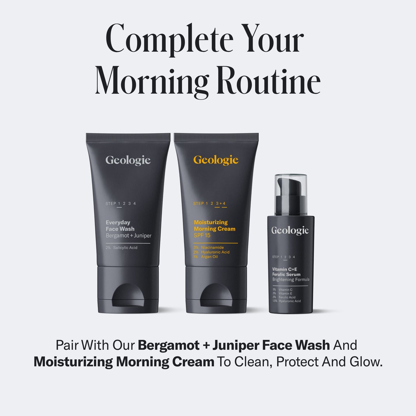 Geologie Vitamin C+E Ferulic Serum Face Cream Skin Care Geologie