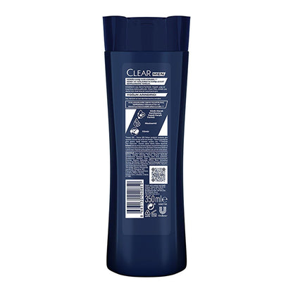 Clear Men: Champú Anticaspa Intense Clean con Carbón - Limpia profundamente el cuero cabelludo graso y con picazón, y controla la caspa para hombres - 11.83 fl oz