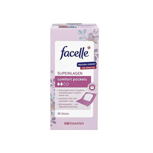 Protège-slips Facelle Daily Normal 30 unités - Produits d’hygiène féminine respirants et confortables pour femmes