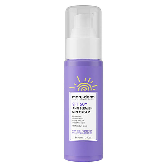 Maruderm SPF 50+ Anti-Tan Sunscreen Cream for Flawless Skin | 50 ml