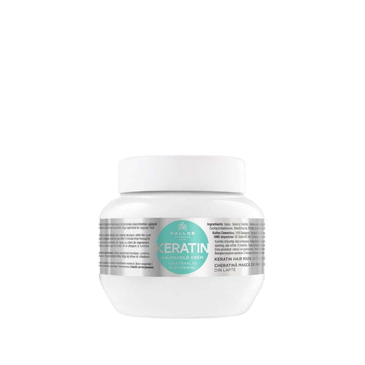 Masque capillaire à la kératine Kallos Cosmetics pour cheveux abîmés et traités chimiquement - 275 ml Soin nourrissant