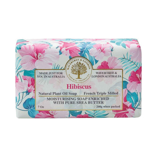 Wavertree & London Hibiscus Soap 7 Oz Bar Soap Pasteur Pharmacy