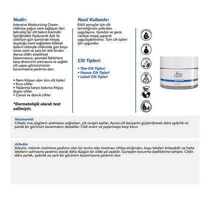 Rimu Health : Crème pour le visage à l'acide hyaluronique et à la niacinamide - Hydratation intense, teint unifié, soin hydratant anti-âge, testé dermatologiquement, 50 ml