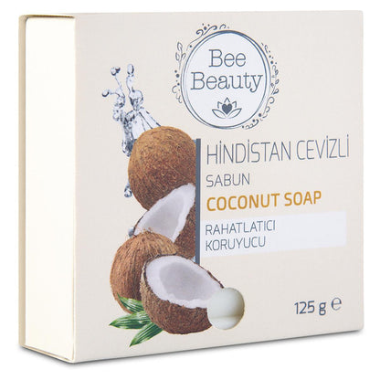 Savon à la noix de coco Bee Beauty pour le soin de la peau - Savon hydratant naturel aux bienfaits de l'huile de coco