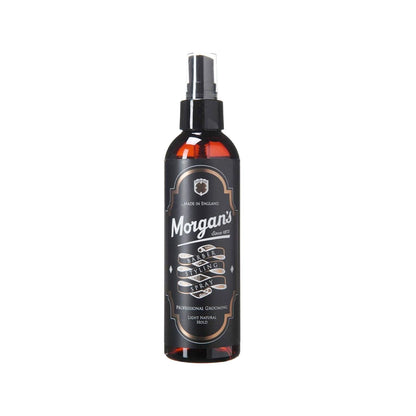 Spray de peinado para barbería Morgan's Pomade, fijación ligera y natural, 200 ml