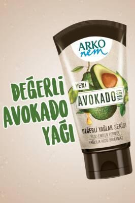 Crema hidratante Arko con aceite de aguacate - Hidratación 24 horas, no grasa, enriquecida con vitaminas para piel seca