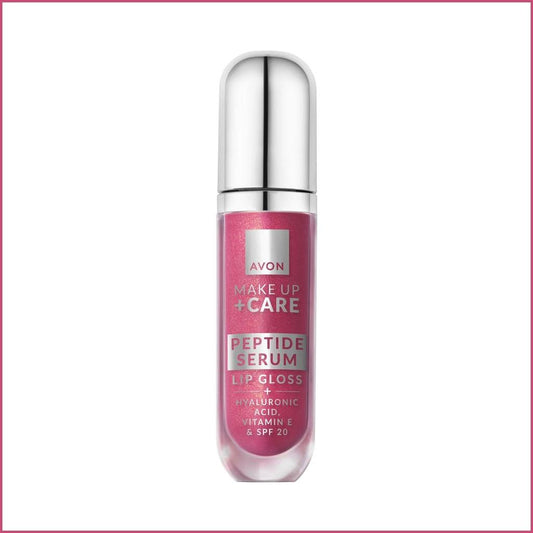 Avon Make Up + Care Peptide Serum Gloss SPF20 Dewy Pink 6ml