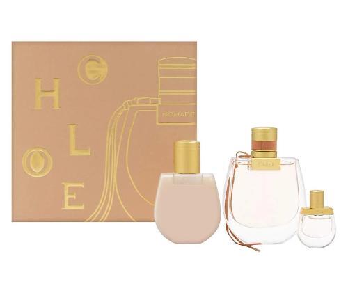 Chloe Nomade Eau de Parfum 3 Piece Gift Set for Women – 2.5 oz EDP + 3.4 oz Body Lotion + 0.17 oz EDP Mini Women's Gift Sets Chloe