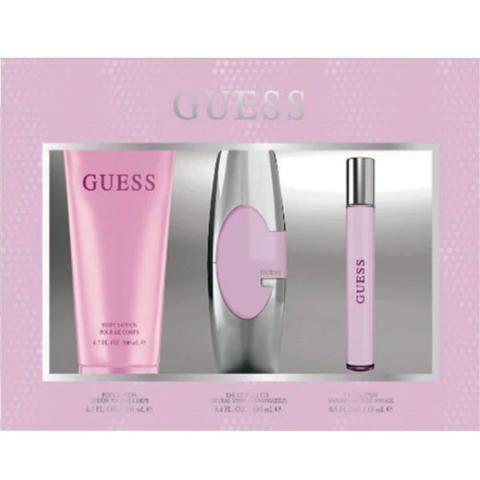 Guess Eau De Parfum 3 Piece Gift Set Women's Gift Sets Guess