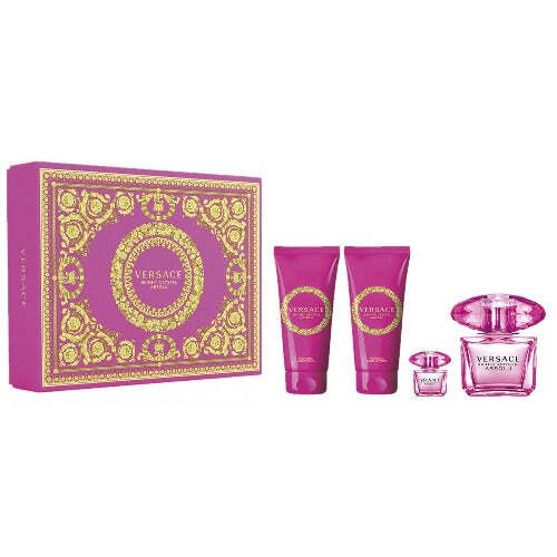 Versace Bright Crystal Absolu 4 Piece Gift Set Women's Gift Sets Versace