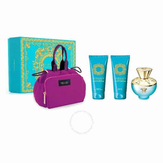 Versace Dylan Turquoise 4 Piece Gift Set Women's Gift Sets Versace