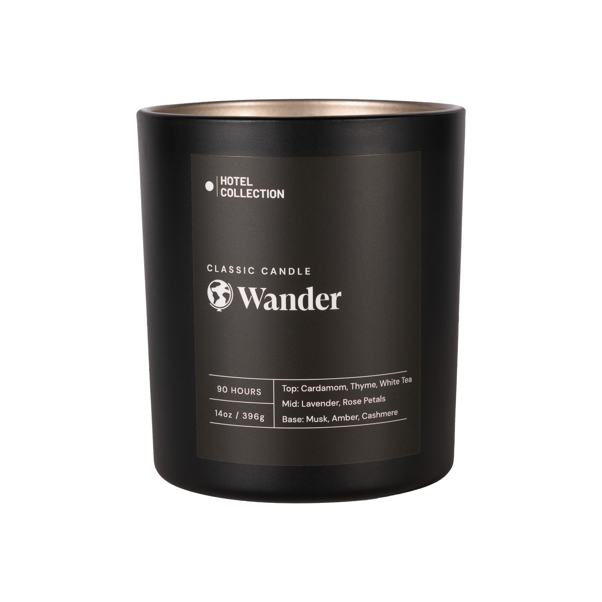 Hotel Collection Classic Wander Candle Candle Hotel Collection Black